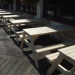 Pub Garden Tables | Cafe Picnic Tables | Picnic Tables hand built by Wells Timber Products