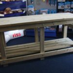 Custom Heavy Duty Wooden Work bench by Wells Timber Products