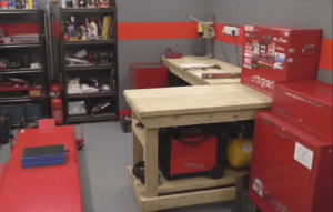 solid wooden work benches for workshops
